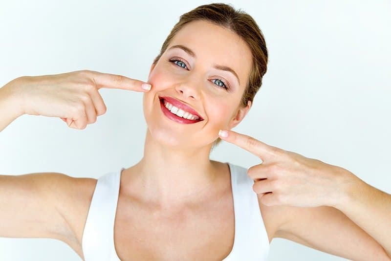 Patient smiling