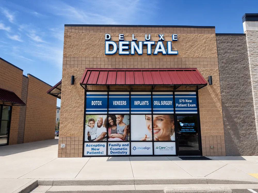 Deluxe Dental office exterior — 1353 N. Meridian Rd. Kuna Idaho dentist